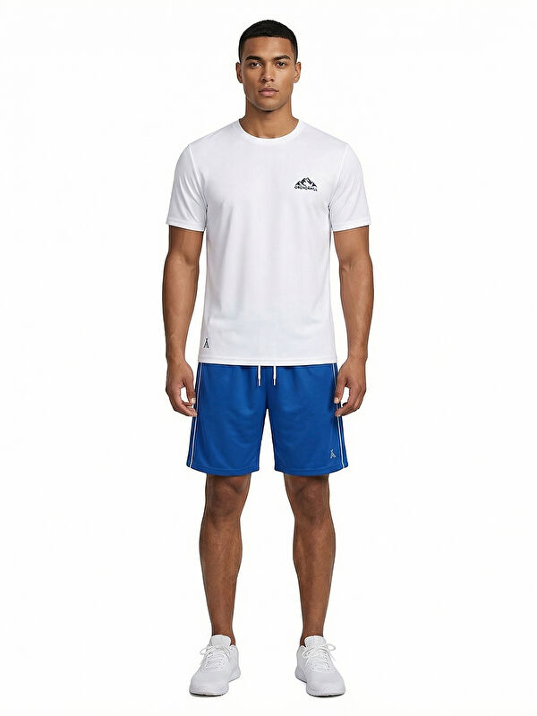 ORENDAHİLL ORENDAHILL Erkek Spor Şort Hızlı Kuruyan Esnek Regular Fit Trim Biyeli Activewear