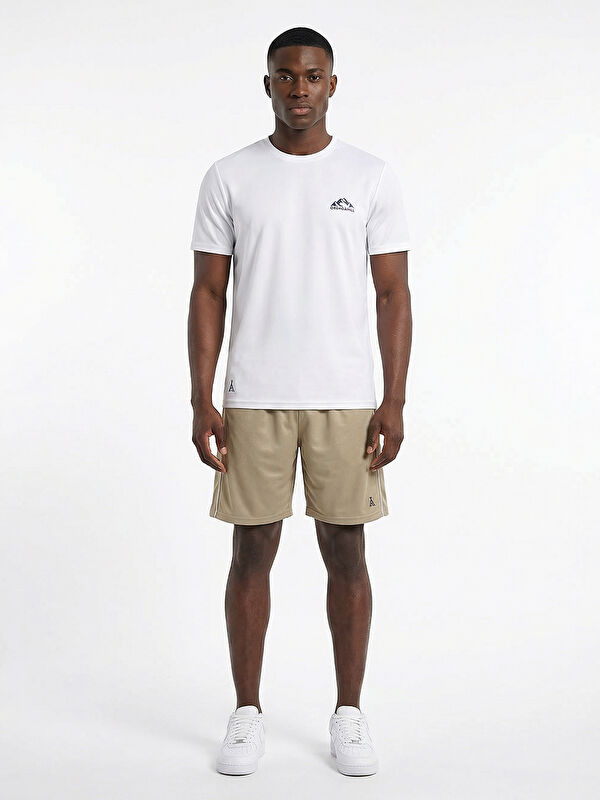 ORENDAHİLL ORENDAHILL Erkek Spor Şort Hızlı Kuruyan Esnek Regular Fit Trim Biyeli Activewear