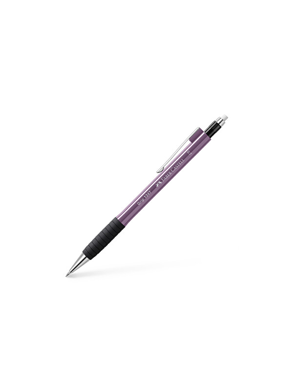 Faber-Castell Grip 1347 Versatil Kalem, 0.7 mm, Mor 2022, Silgili, Saklanabilir Metal Uç, Ergonomik Tutuş