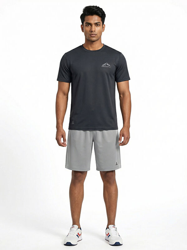 ORENDAHİLL ORENDAHILL Erkek Spor Şort Hızlı Kuruyan Esnek Regular Fit Trim Biyeli Activewear