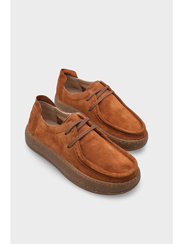 Janey Hakiki Deri Kadın Loafer - Görsel 3