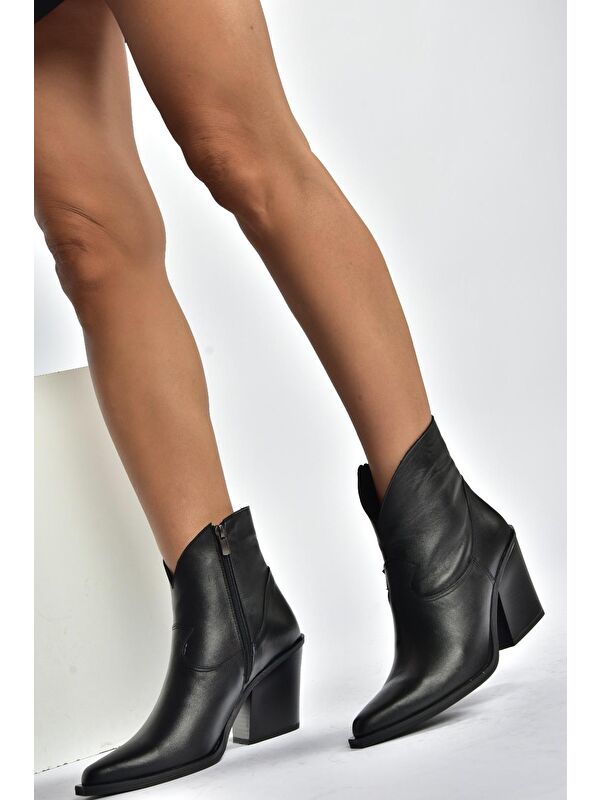 Siyah Kadın Bot V654081903 - Görsel 6