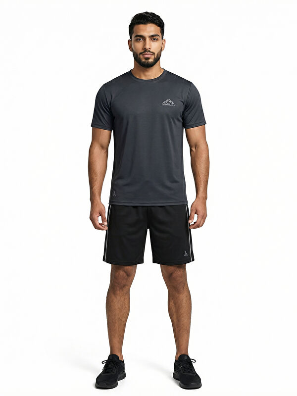 ORENDAHİLL ORENDAHILL Erkek Spor Şort Hızlı Kuruyan Esnek Regular Fit Trim Biyeli Activewear