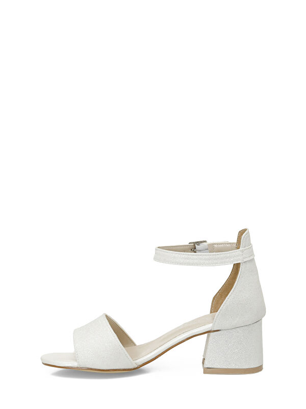 TERE F 5FX Beyaz Kız Çocuk Topuklu Ayakkabı - Görsel 4