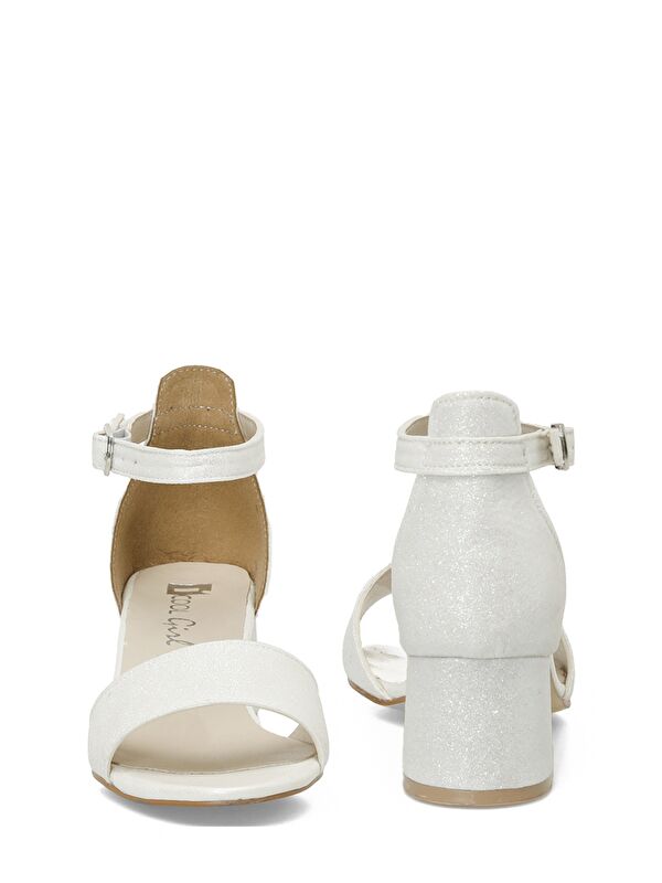 TERE F 5FX Beyaz Kız Çocuk Topuklu Ayakkabı - Görsel 6