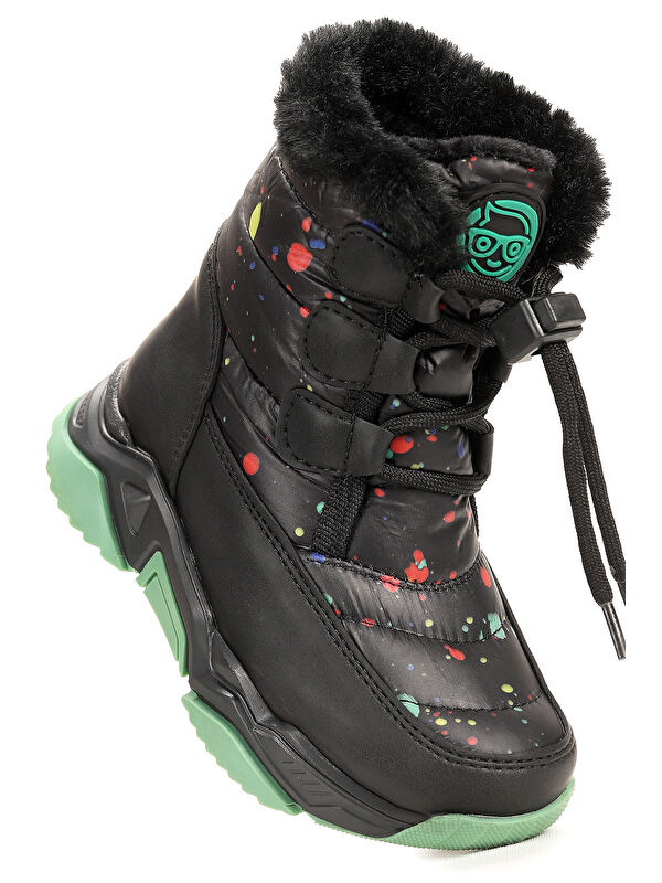 Bambu Bağcıklı Kız Çocuk Kar Botu - Görsel 2