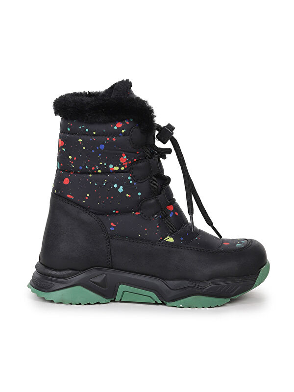 Bambu Bağcıklı Kız Çocuk Kar Botu - Görsel 5