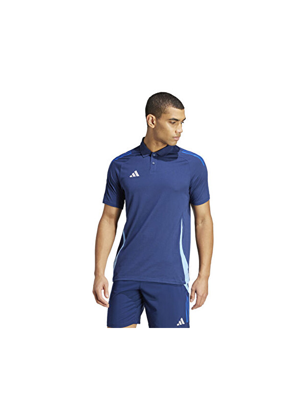 Adidas Tiro24 C Polo Erkek Futbol Antrenman Polo Tişörtü IR7564 Lacivert