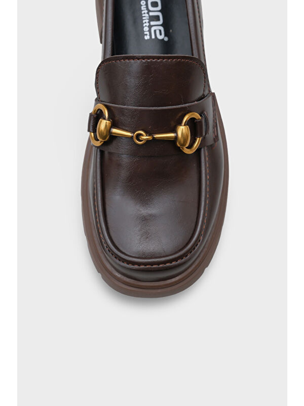 Jessie Trak Tabanlı Metal Tokalı Kadın Loafer - Görsel 4