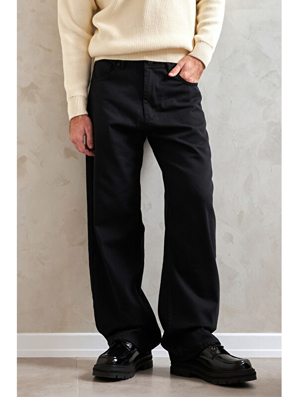 HYMAN Erkek Ekstra Baggy Jean Pantolon