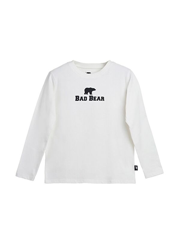 Bad Bear Tee Beyaz Çocuk Sweatshirt