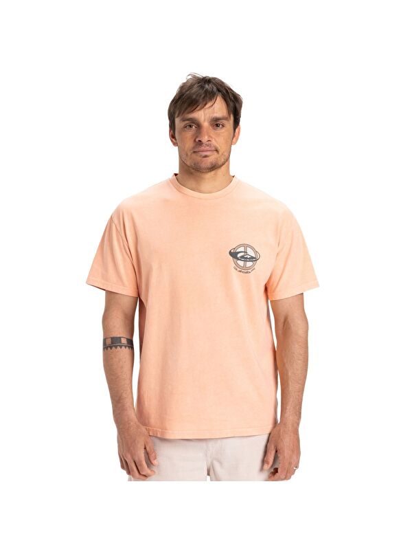 Quiksilver Evo Bubble Wrapped Erkek Beyaz Tişört