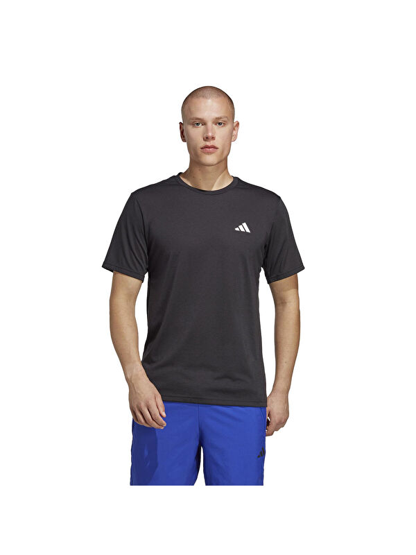 Adidas Training Essentials Comf Erkek Siyah Yuvarlak Yaka Spor Tişört
