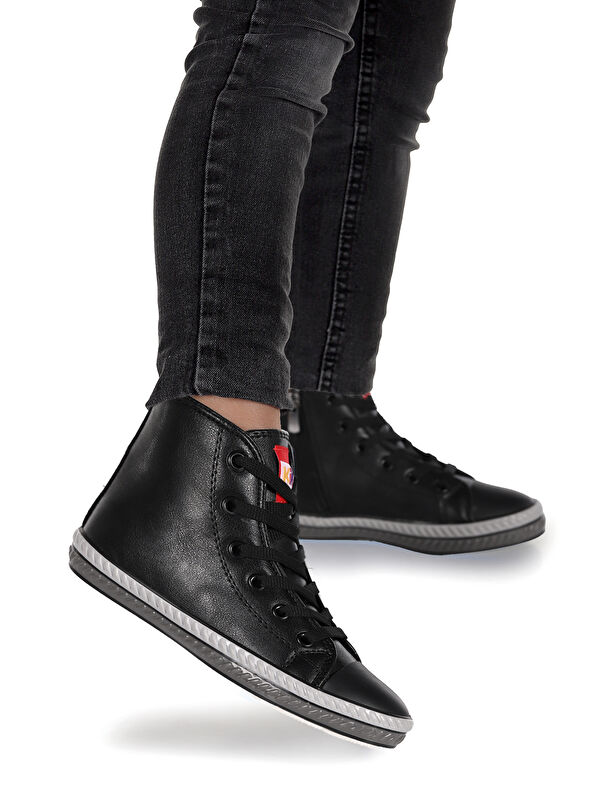 Pant Günlük Bağcıklı Fermuarlı Erkek Çocuk Spor Ayakkabı - Görsel 4