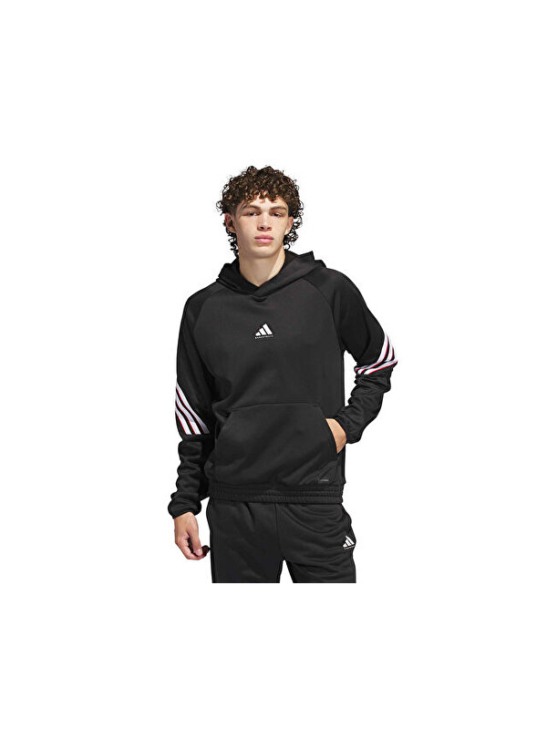 Adidas Crazywarm Hoody Erkek Basketbol Sweatshirts JN2491 Siyah