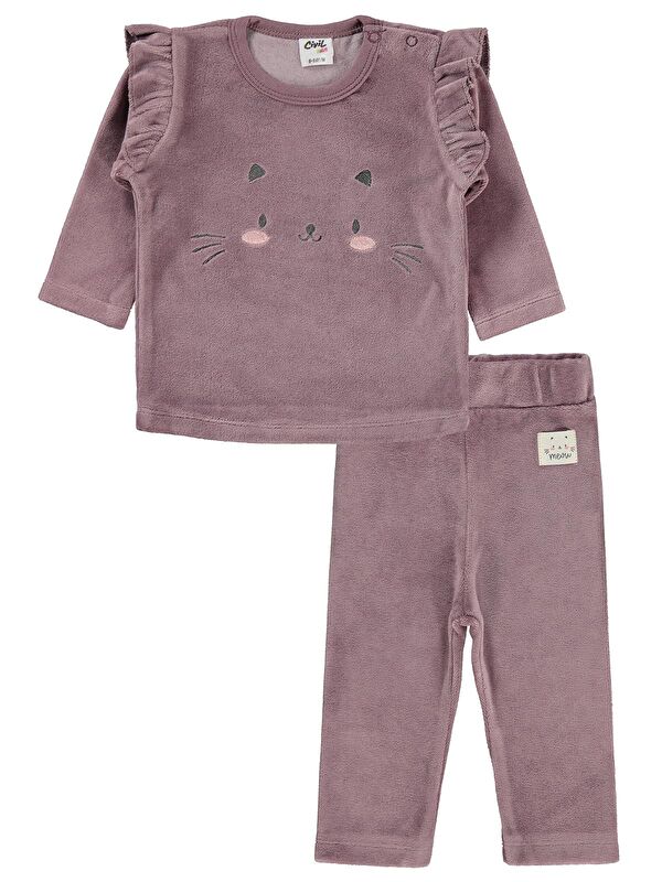 Civil Baby Süs Etiketli 6-18 Ay Takım - Kahve 9-12 Ay