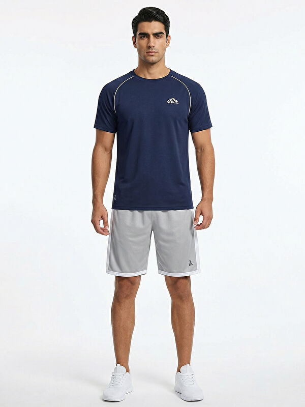 ORENDAHİLL ORENDAHILL Erkek Spor Tişört Hızlı Kuruyan Esnek Regular Fit Reglan Biyeli Activewear