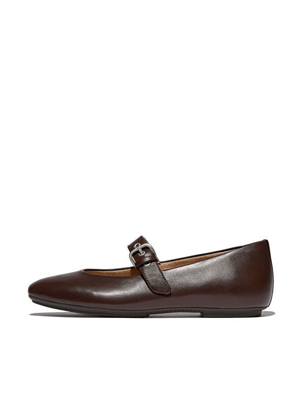 Fitflop Kadın Babet E3D-090 / D07 DELICATO Soft Leather Mary Janes