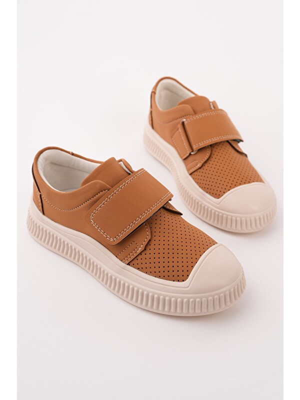 Muggo RONY Cırtlı Delikli Günlük Nefes Alabilen Unisex Çocuk Sneaker Spor Ayakkabı