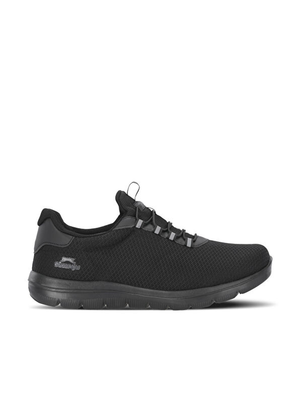 SLAZENGER FLEX FIT I Erkek Büyük Beden Siyah / Siyah Koşu & Yürüyüş Spor Ayakkabısı