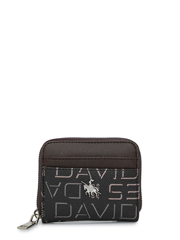 David Jones Yazı Bölme Detaylı Mini Kadın Cüzdan CZ100