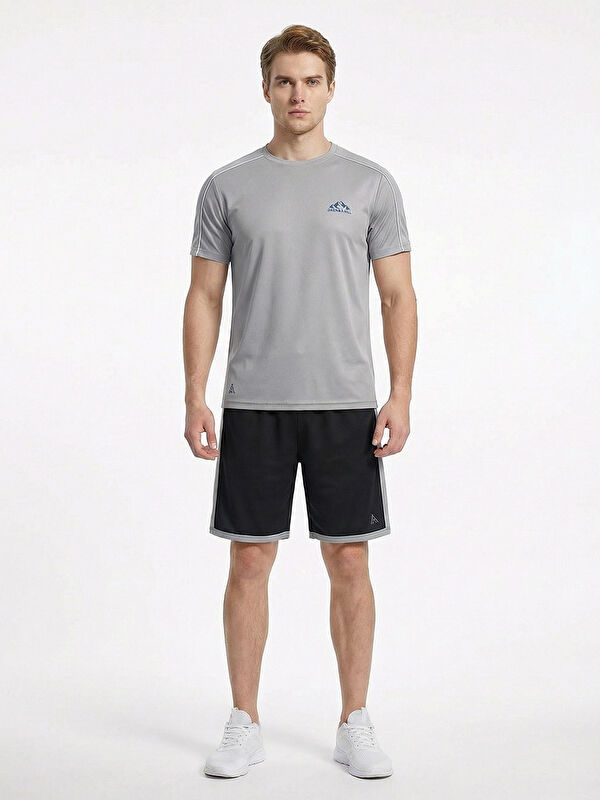ORENDAHİLL ORENDAHILL Erkek Spor Tişört Hızlı Kuruyan Esnek Regular Fit Reglan Biyeli Activewear