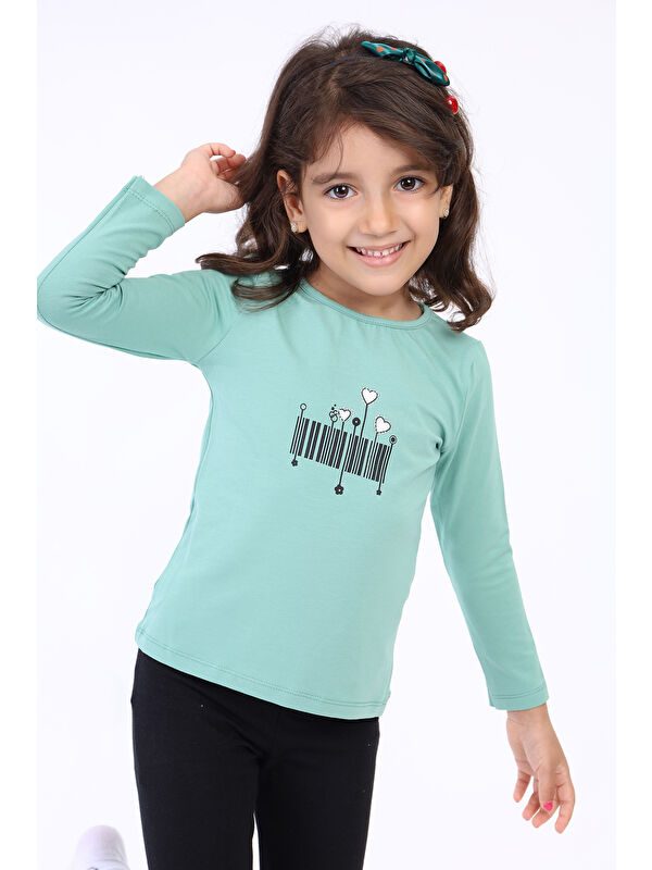 Toontoykids Kız Çocuk Baskılı Tişört