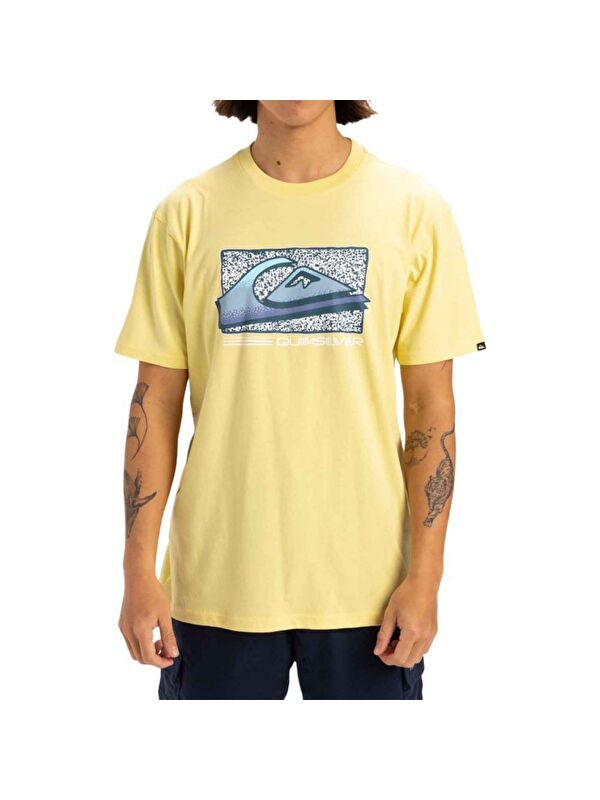 Quiksilver Skull Lines Erkek Beyaz Tişört