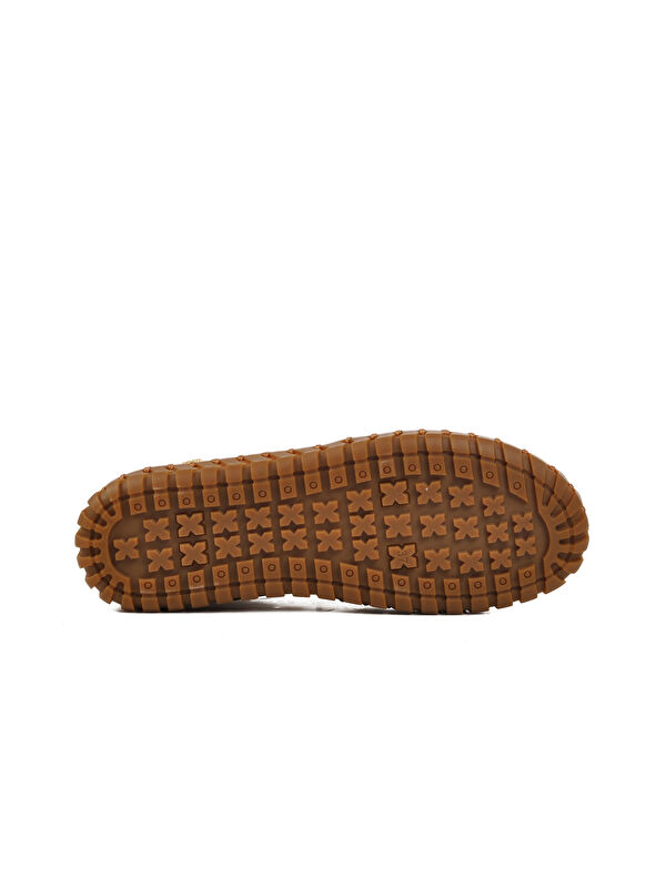 Bej Hakiki Deri Kadın Casual Ayakkabı 2010725Y Z - Görsel 6