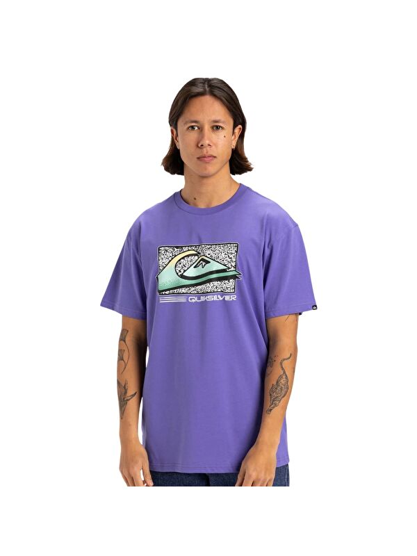 Quiksilver Circle Back Erkek Beyaz Tişört