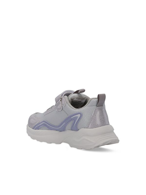 KLARION Kız Çocuk Sneaker Ayakkabı Gri / Mor - Görsel 4