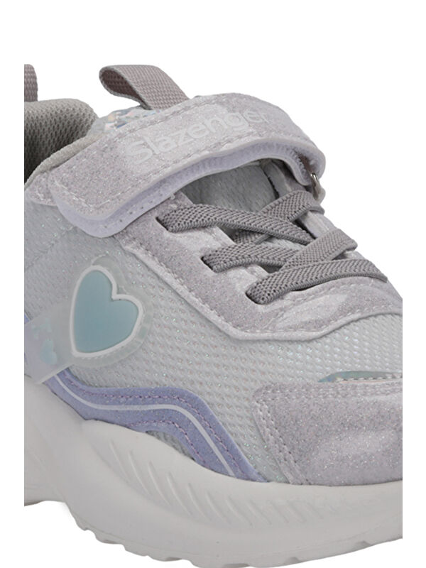 KLARION Kız Çocuk Sneaker Ayakkabı Gri / Mor - Görsel 5