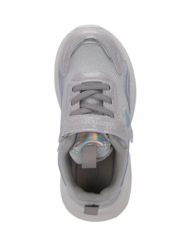 KLARION Kız Çocuk Sneaker Ayakkabı Gri / Mor - Görsel 6
