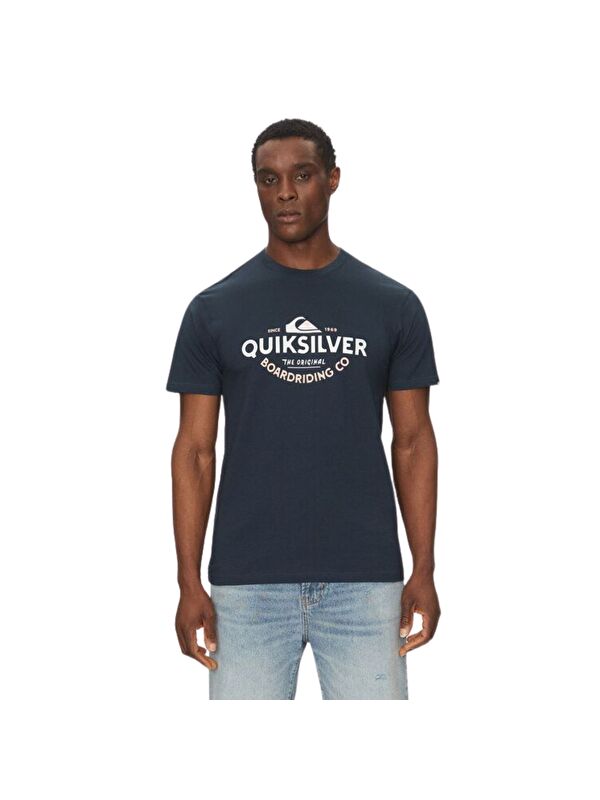 Quiksilver Locked Up Erkek Beyaz Tişört