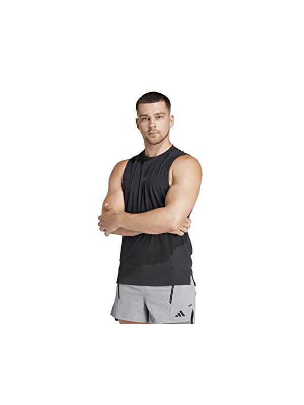 Adidas D4T Tank Erkek Antrenman Atleti IK9726 Siyah