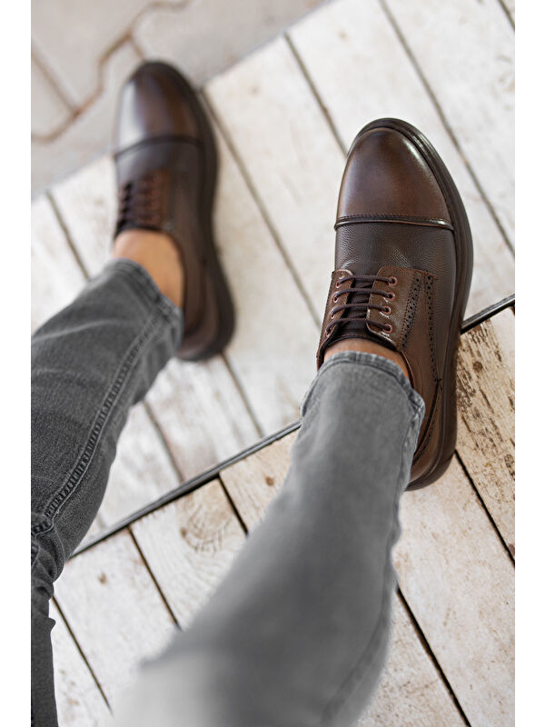 D0235 Günlük Ortopedik Erkek Klasik Ayakkabı - Görsel 5