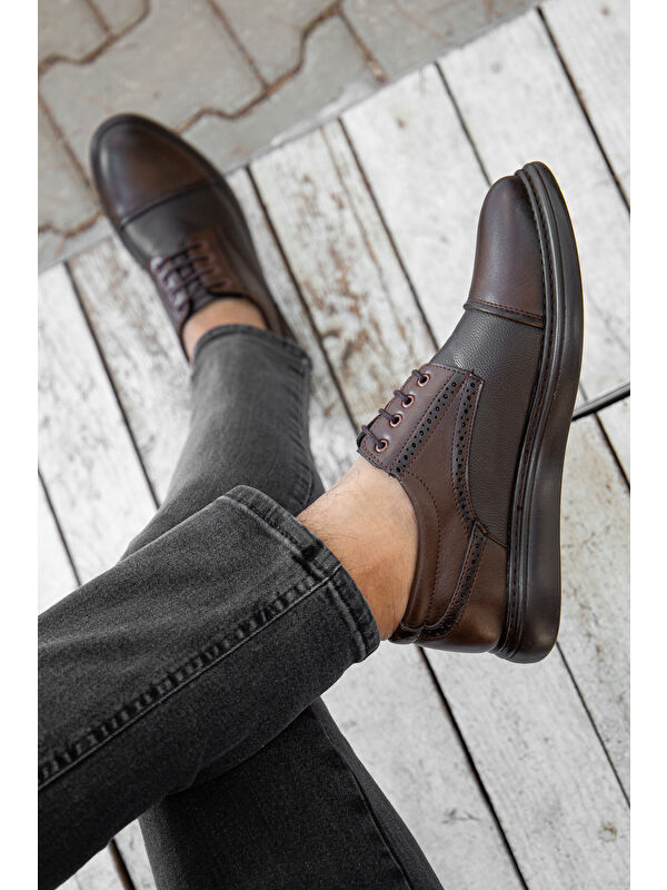 D0235 Günlük Ortopedik Erkek Klasik Ayakkabı - Görsel 6