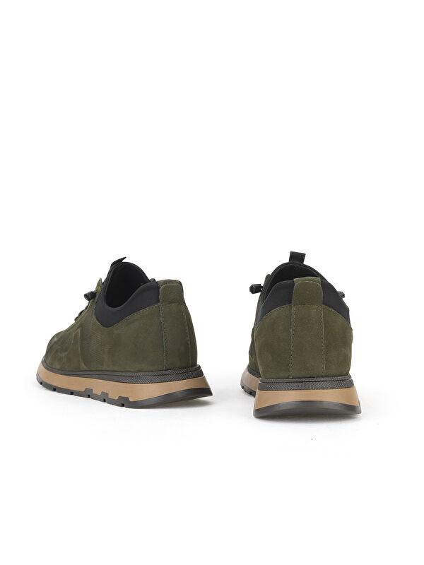 Erkek Hakiki Deri Sneaker 1531037Z24112 Haki - Görsel 4