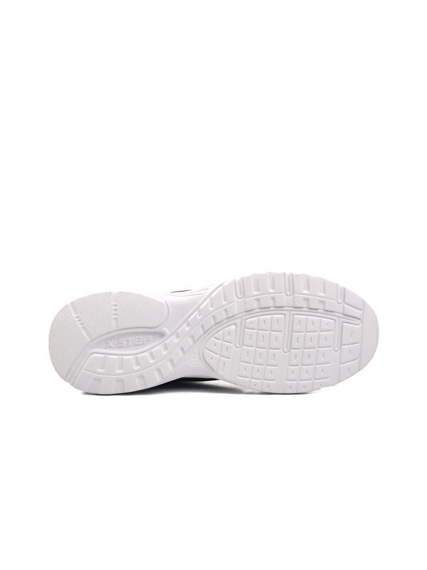 Siyah Beyaz Fileli Hafif Erkek Spor Ayakkabı Xstep 020 M - Görsel 6