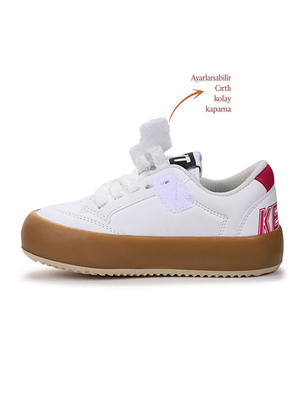 Rida Günlük Bağcıklı Kız Çocuk Spor Ayakkabı - Görsel 5