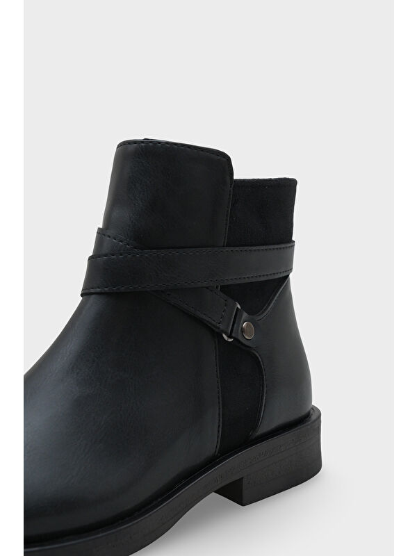 Tory Yandan Fermuarlı Kadın Bot - Görsel 4