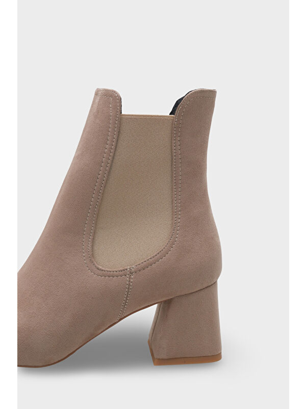 Ronny Sivri Burunlu Yandan Lastikli Kadın Bot - Görsel 6