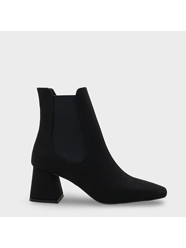 Ronny Sivri Burunlu Yandan Lastikli Kadın Bot - Görsel 2