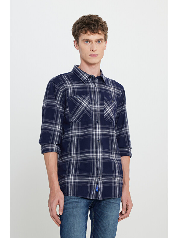 Lee Regular Fit %100 Pamuk Çok Renkli Gömlek