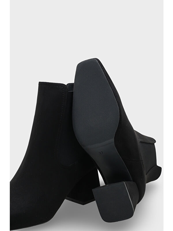 Ronny Sivri Burunlu Yandan Lastikli Kadın Bot - Görsel 5