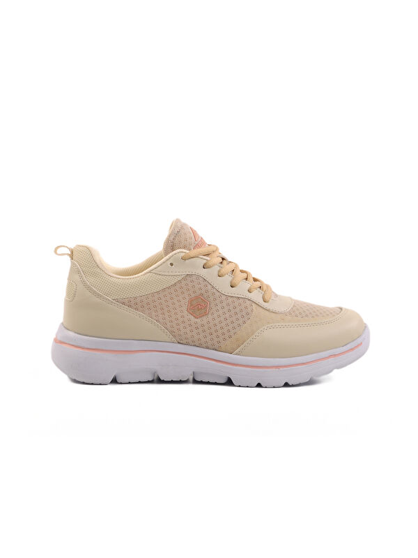 Ayakmod Bej Fileli Hafif Unisex Spor Ayakkabı Z-5496 G