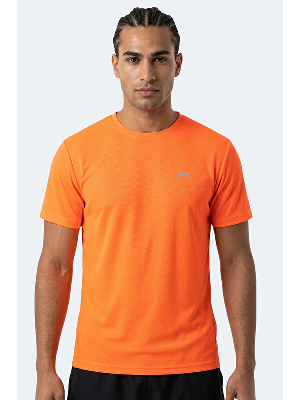 SLAZENGER HAUNTED I Erkek Neon Turuncu Tişört
