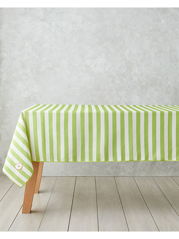 English Home Summer Apple Polyester Masa Örtüsü 150x200 cm Yeşil