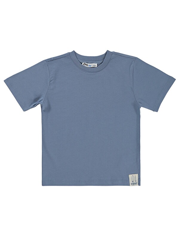 Civil Boys Basic Surf Etiketli 2-5 Yaş Tişört - Mavi