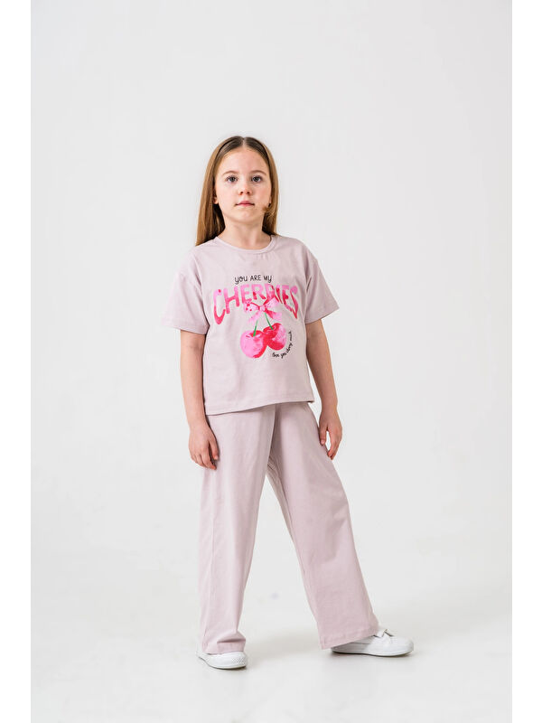 Myhanne Cherries Baskılı Kız Çocuk Takım 035